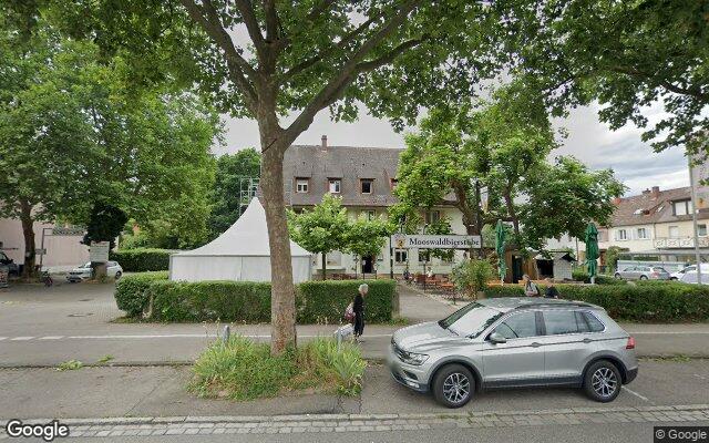 Straßenansicht Mooswaldbierstube