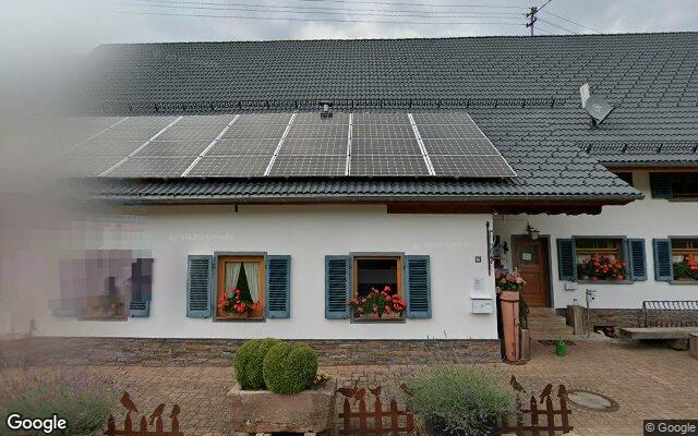Straßenansicht Gasthaus "Zum Gscheid"