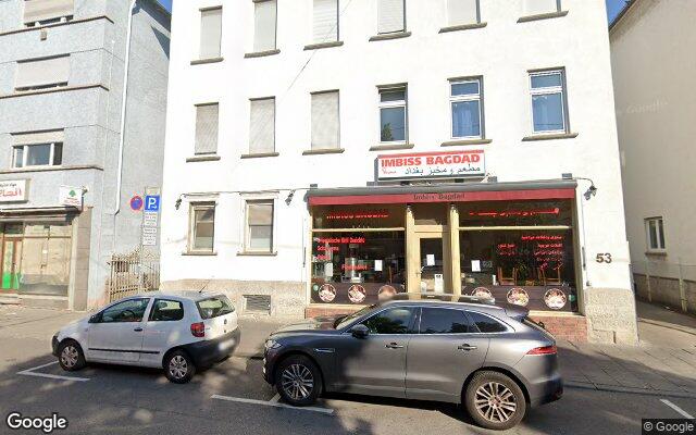 Straßenansicht Imbiss Bagdad