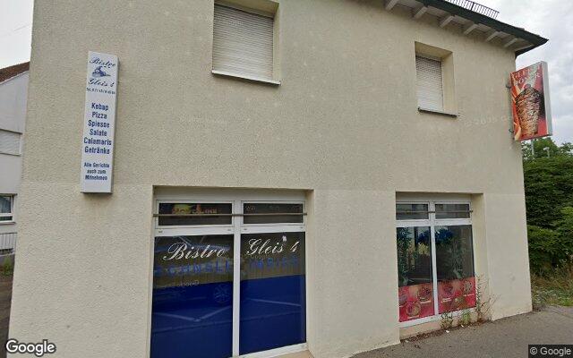 Straßenansicht Bistro Gleis 4
