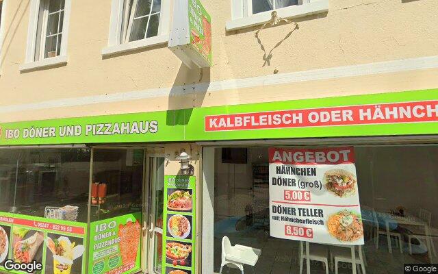 Straßenansicht Pizzeria Diana