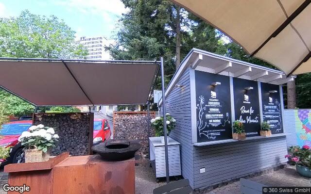 Straßenansicht Café Buchmühle