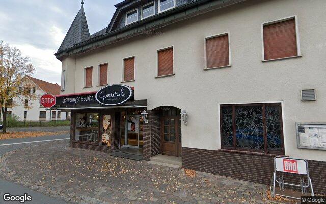 Straßenansicht Stadtwald Hähnchengrill Burgerschmiede