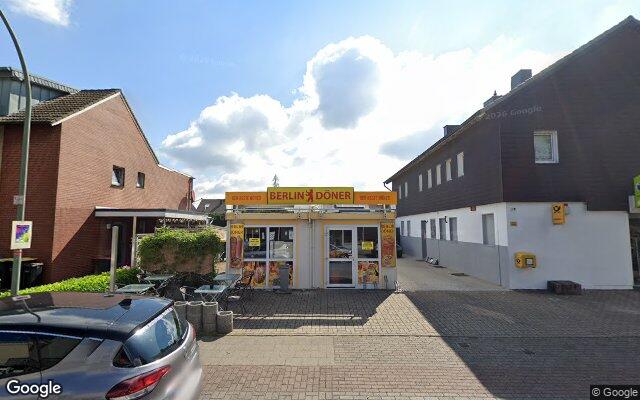 Straßenansicht Berlin Döner