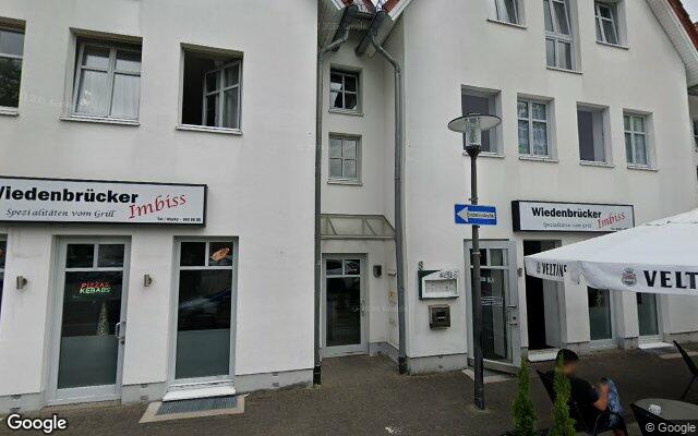 Straßenansicht Wiedenbrücker Imbiss