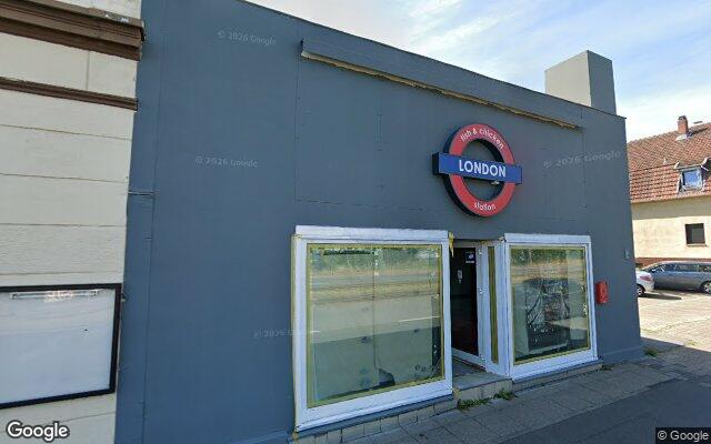Straßenansicht LONDON fish & chicken station