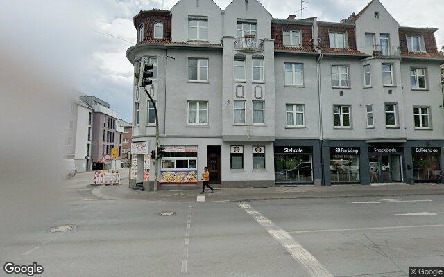Straßenansicht Berlin Döner