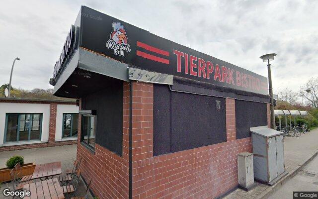 Straßenansicht Tierpark Bistro